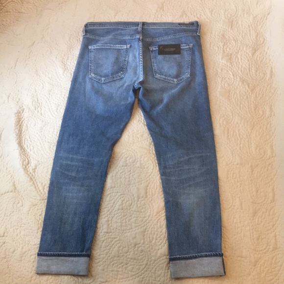 New! Citizens of Humanity Jazmin Ankle Cuffed Slim Straight Jeans 30 Pacifica - Picture 7 of 15